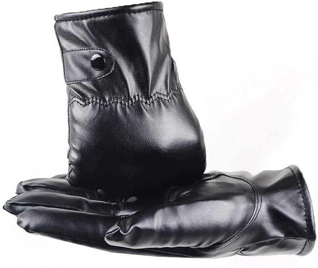 2 Pcs Leather Plain Leather Gloves 1 2 Pcs Leather Plain Leather Gloves 1