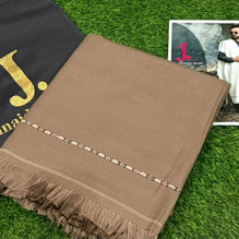 1 Pc Men's Wool Embroidered Shawl