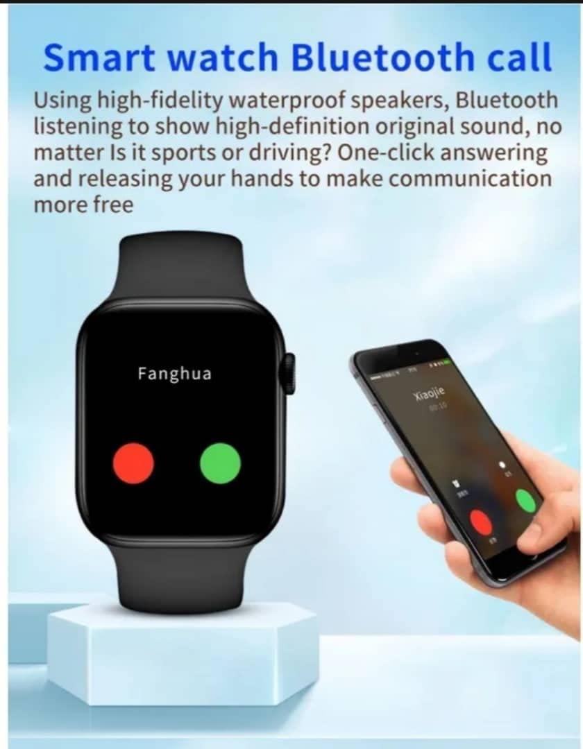 Stylish Smart Watch - 1 Pcs in Black, Red, and White Stylish Smart Watch - 1 Pcs in Black, Red, and White