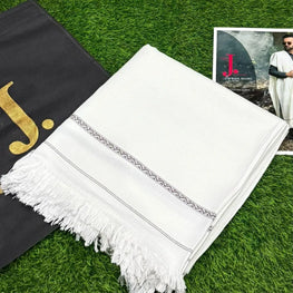 1 Pc Men's Wool Embroidered Shawl
